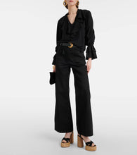 Christian Louboutin Super Calakala 130 suede espadrille sandals