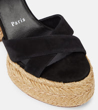 Christian Louboutin Super Calakala 130 suede espadrille sandals