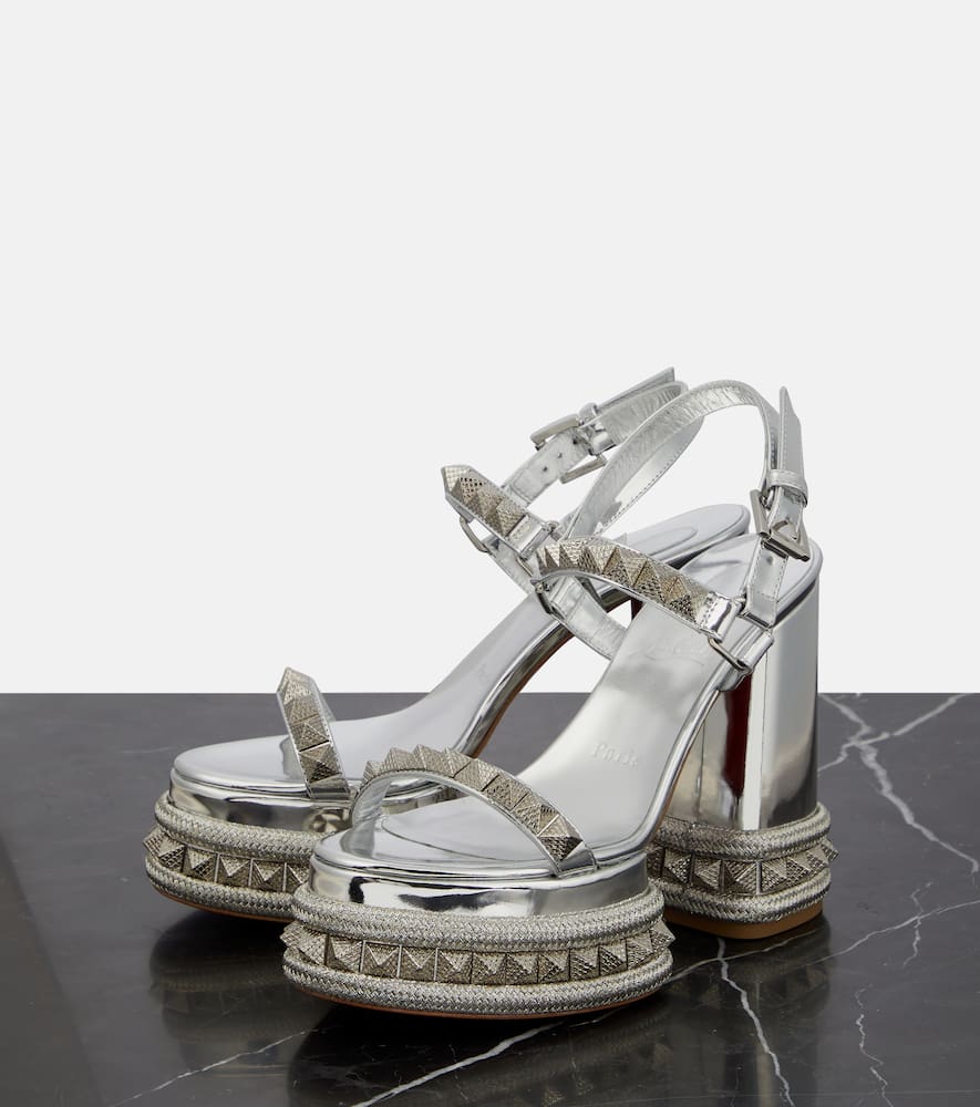 Christian Louboutin Superaclou leather platform sandals