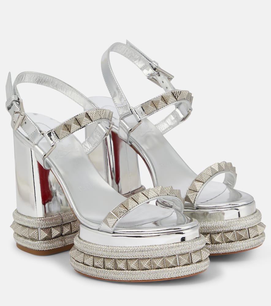 Christian Louboutin Superaclou leather platform sandals