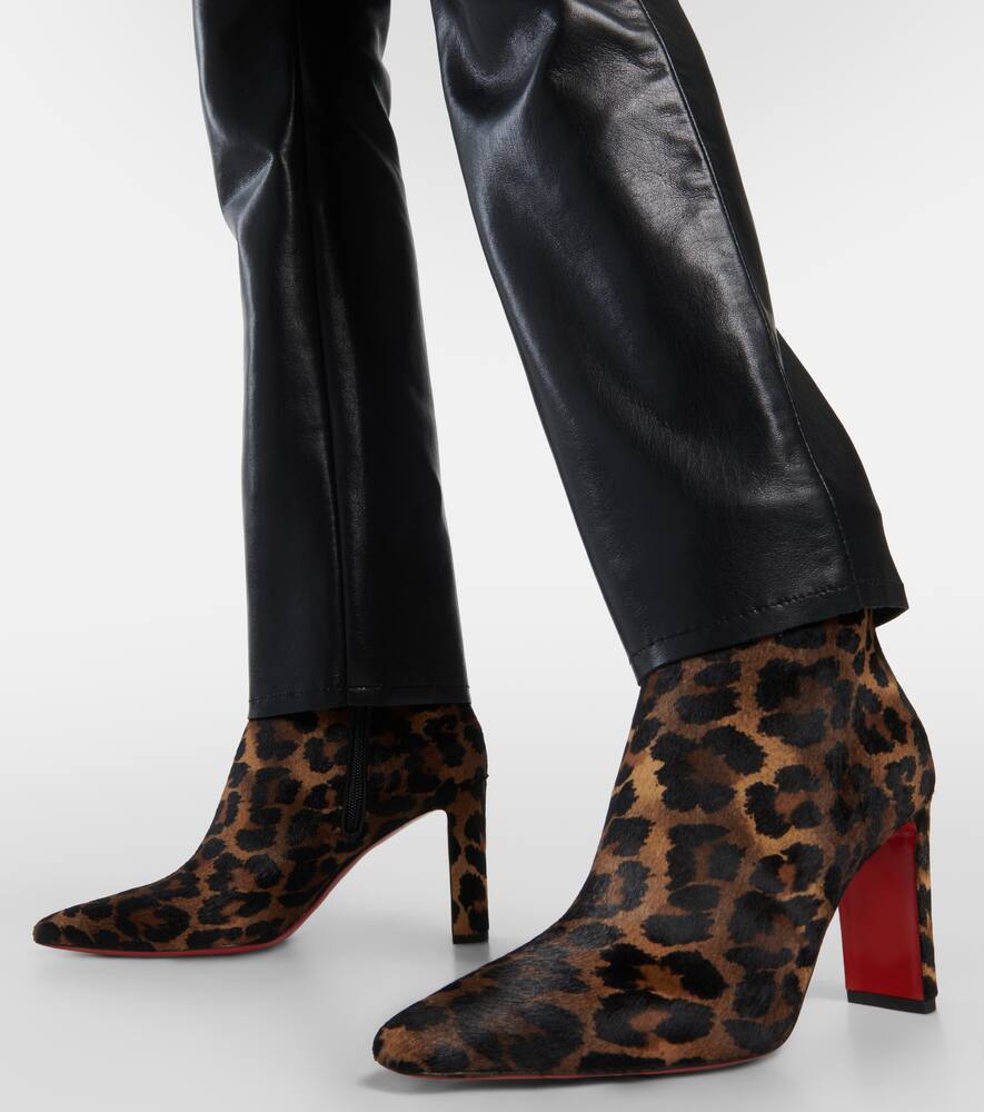 Christian Louboutin Suprabooty 85 leopard-print ankle boots