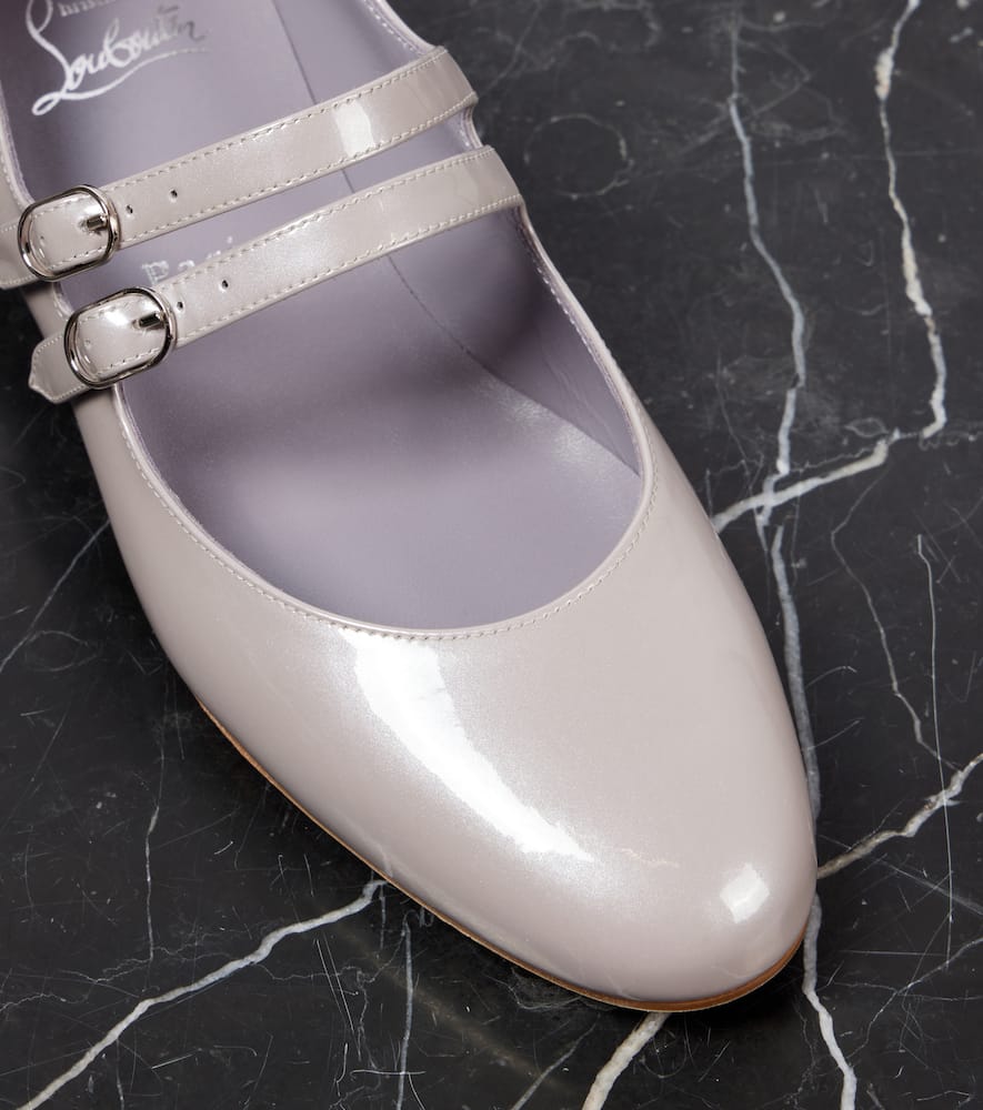 Christian Louboutin Sweet Jane patent leather Mary Jane flats