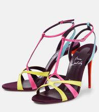 Christian Louboutin Tangueva 100 satin sandals