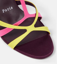 Christian Louboutin Tangueva 100 satin sandals