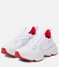 Christian Louboutin Trailnrun leather-trimmed sneakers