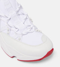 Christian Louboutin Trailnrun leather-trimmed sneakers
