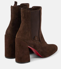 Christian Louboutin Turelastic 85 suede ankle boots