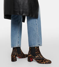 Christian Louboutin Turelastic leather ankle boots