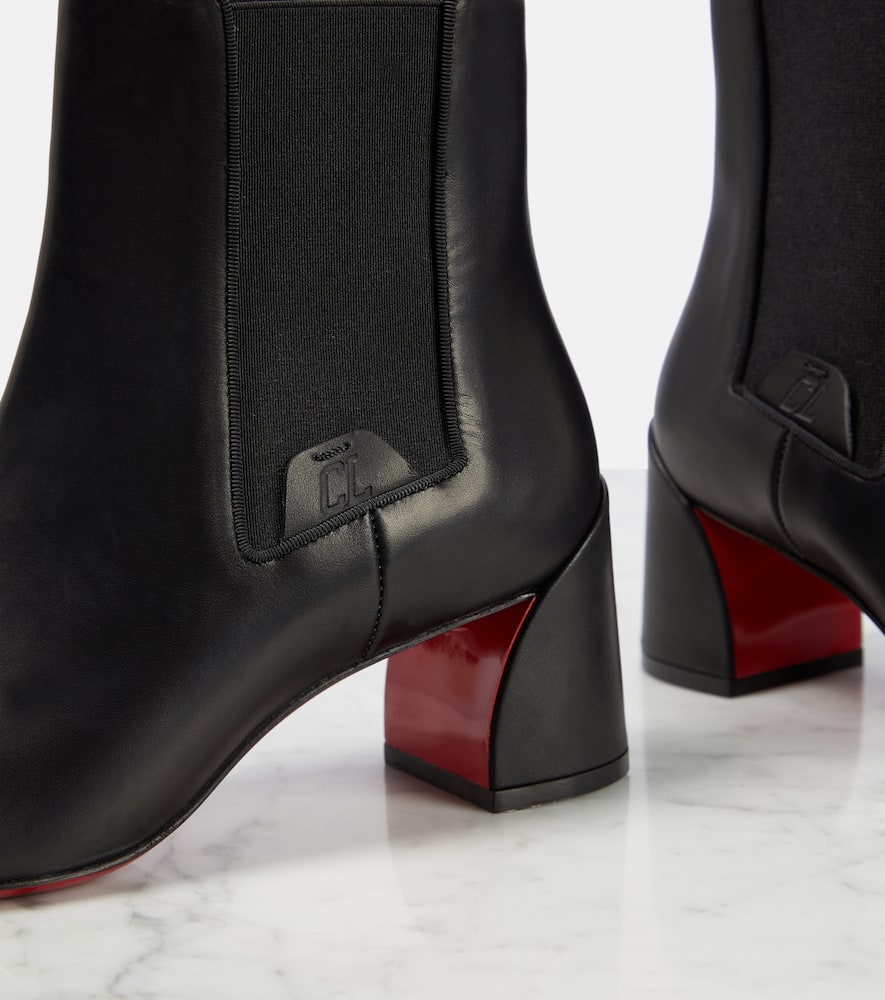 Christian Louboutin Turelastic leather ankle boots