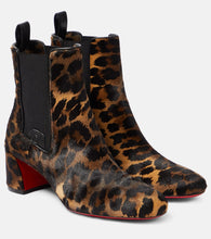 Christian Louboutin Turelastic leather ankle boots