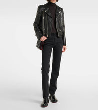 Christian Louboutin Urban Booty Lock polished leather ankle boots