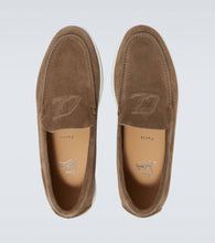 Christian Louboutin Varsiboat leather slip-on shoes