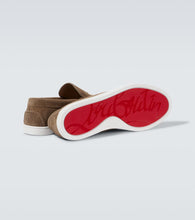 Christian Louboutin Varsiboat leather slip-on shoes
