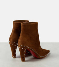 Christian Louboutin Vidura studded suede ankle boots