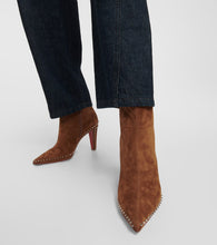 Christian Louboutin Vidura studded suede ankle boots