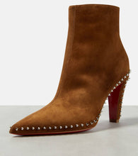 Christian Louboutin Vidura studded suede ankle boots
