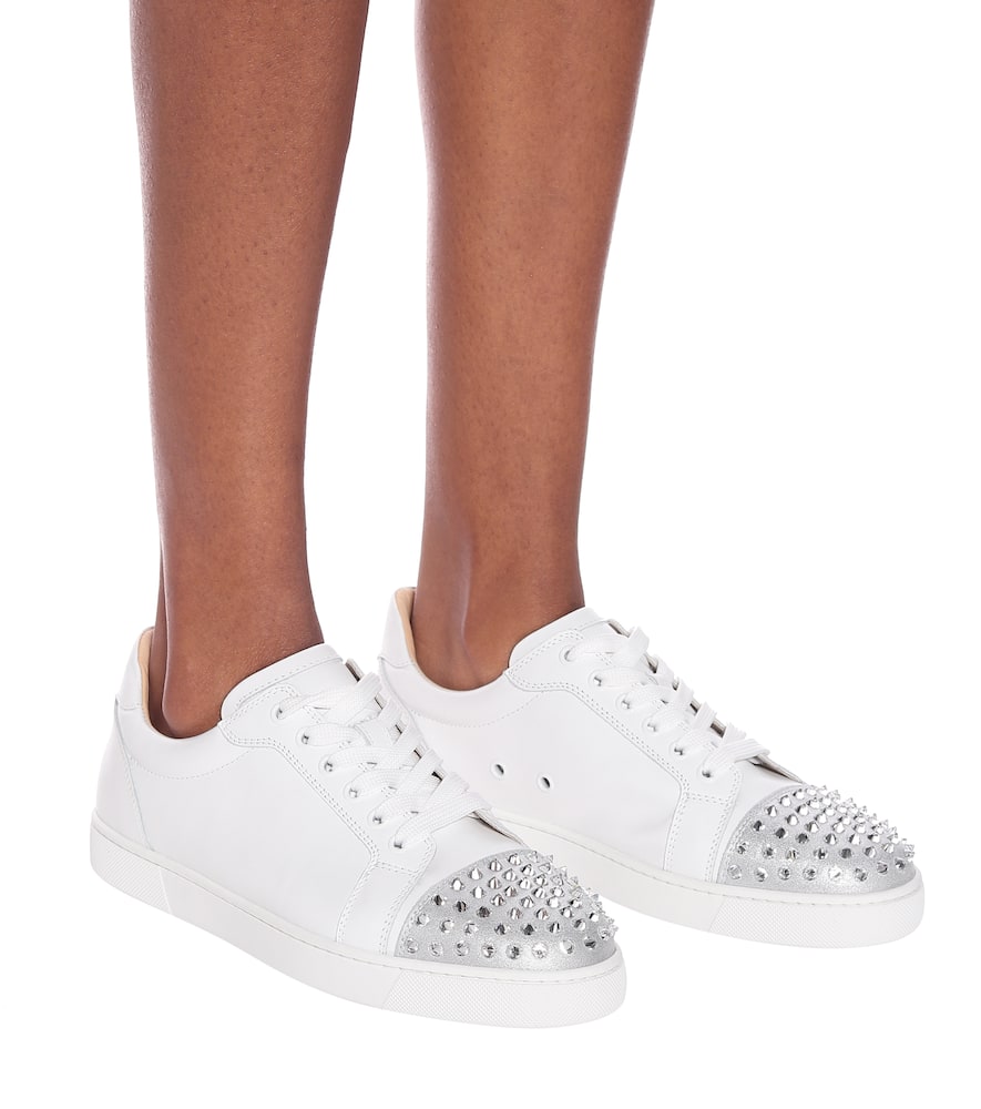 Christian Louboutin Vieira Spikes Krystal sneakers