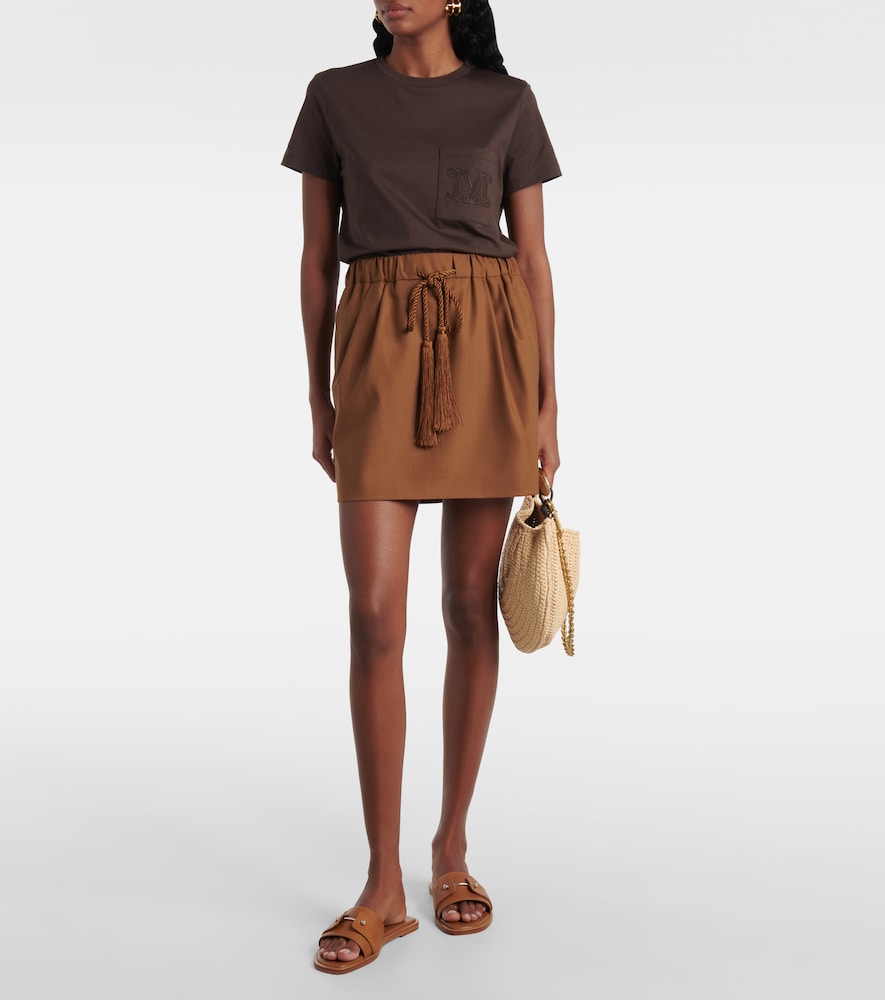 Christian Louboutin Chambelimule leather slides - Brown Flat Sandals