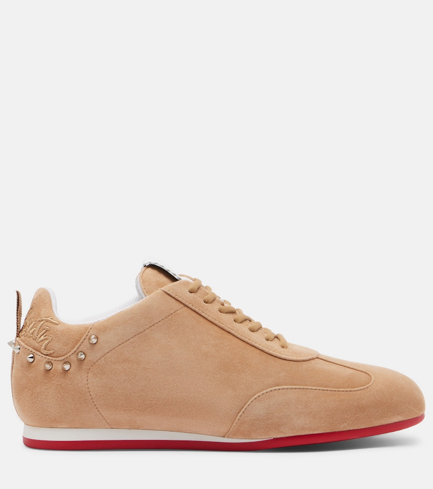 Christian Louboutin Eleonora suede sneakers in Beige - Low-Top Sneakers