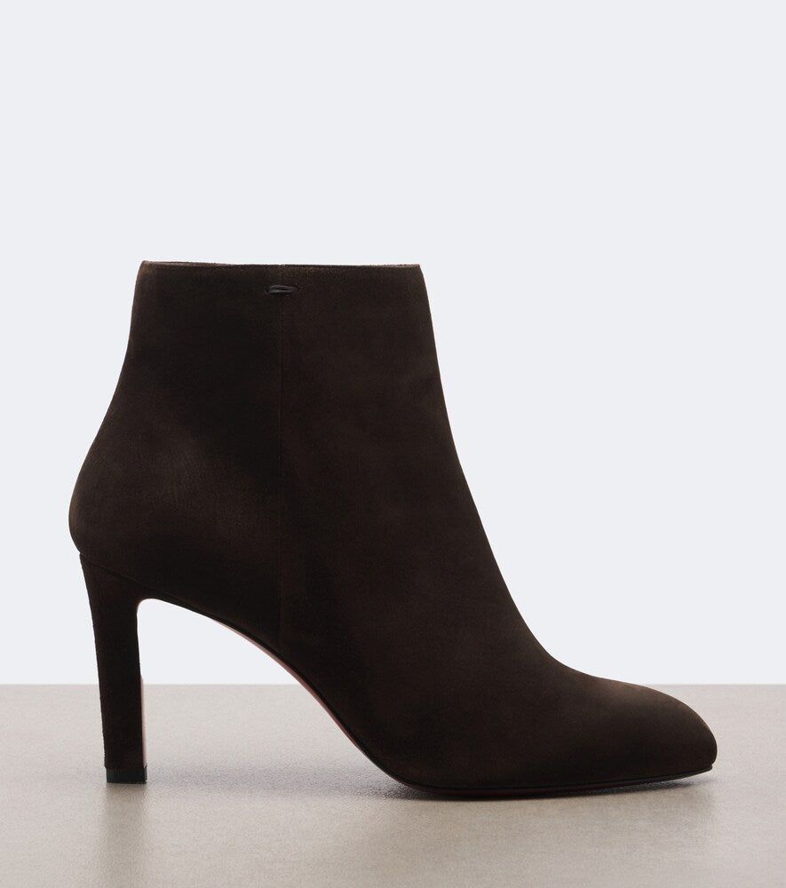 Christian Louboutin Fannylove suede ankle boots in Brown - High Heels