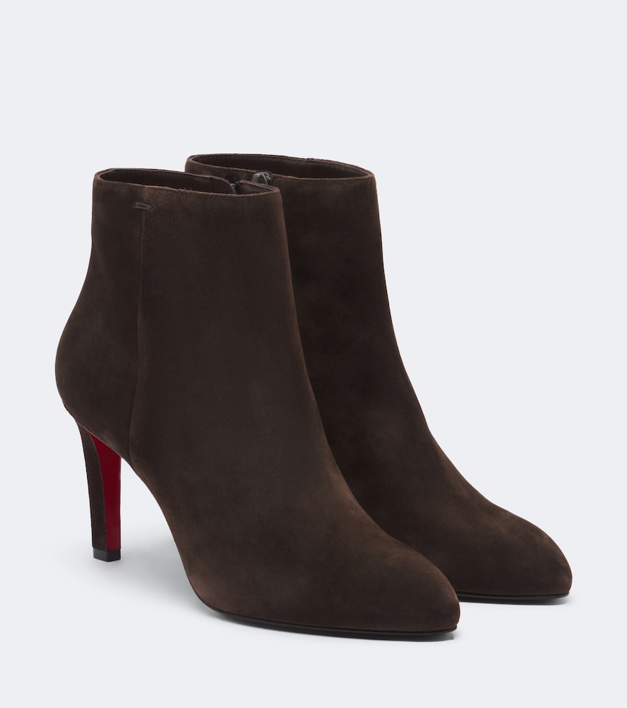 Christian Louboutin Fannylove suede ankle boots in Brown - High Heels