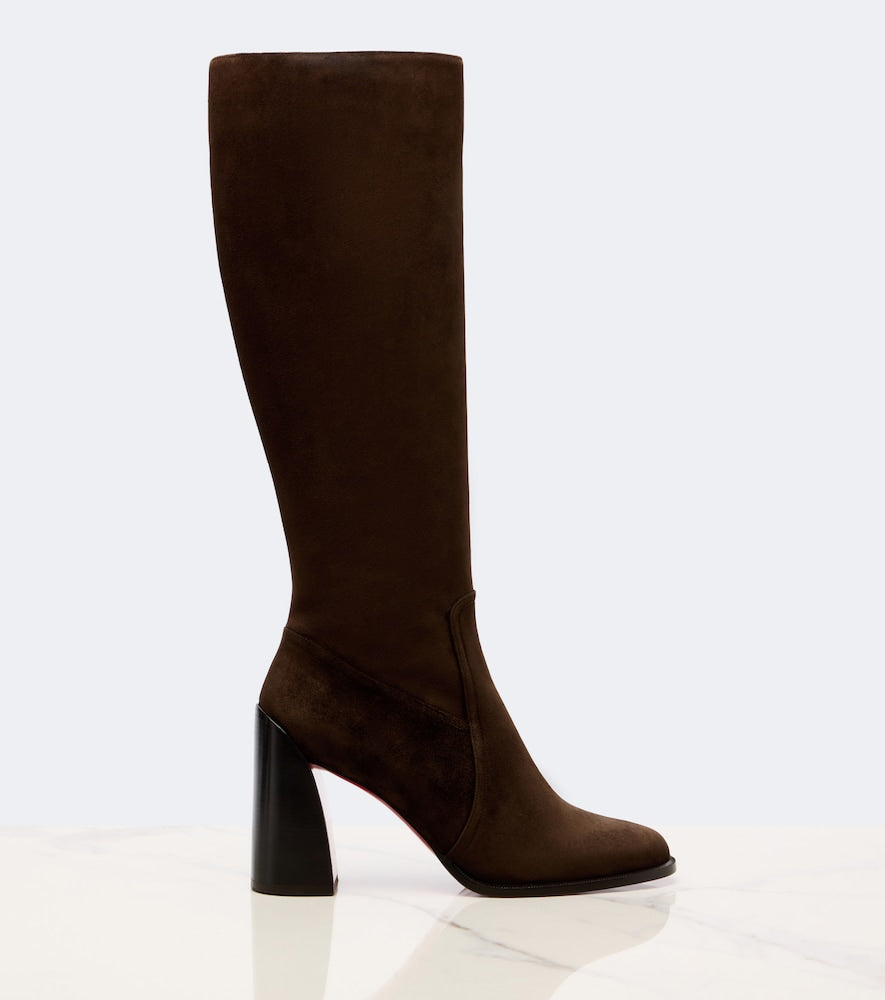 Christian Louboutin Iranina suede knee-high boots in Brown - Knee-high Boots
