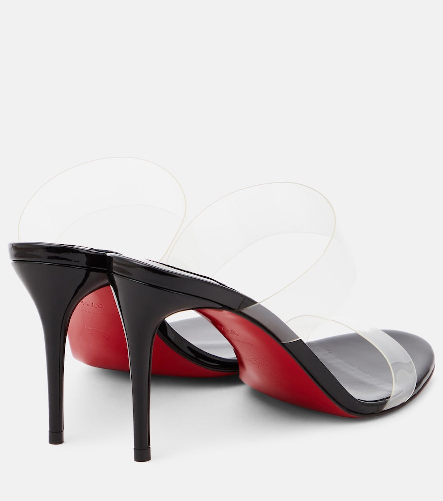 Christian Louboutin Just Nothing 85 PVC mules - Transparent Heeled Sandals