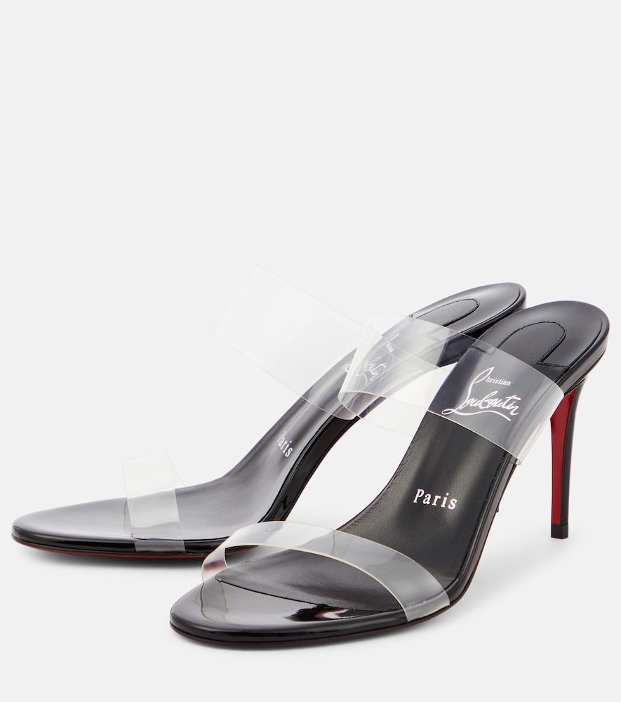 Christian Louboutin Just Nothing 85 PVC mules - Transparent Heeled Sandals