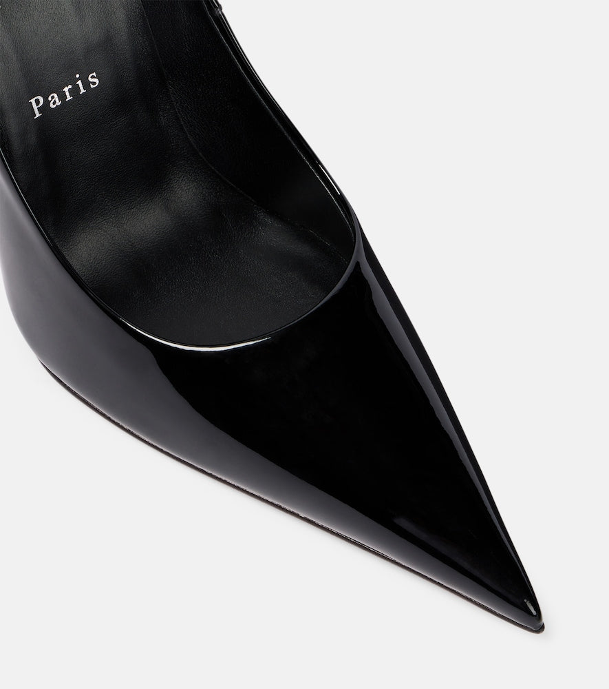 Christian Louboutin Kate Clawmax 100 patent leather pumps in Black - High-Heel Pumps
