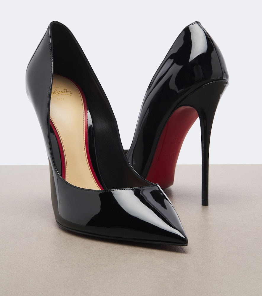 Christian Louboutin La Pigalle patent leather pumps - Black High-Heel Pumps