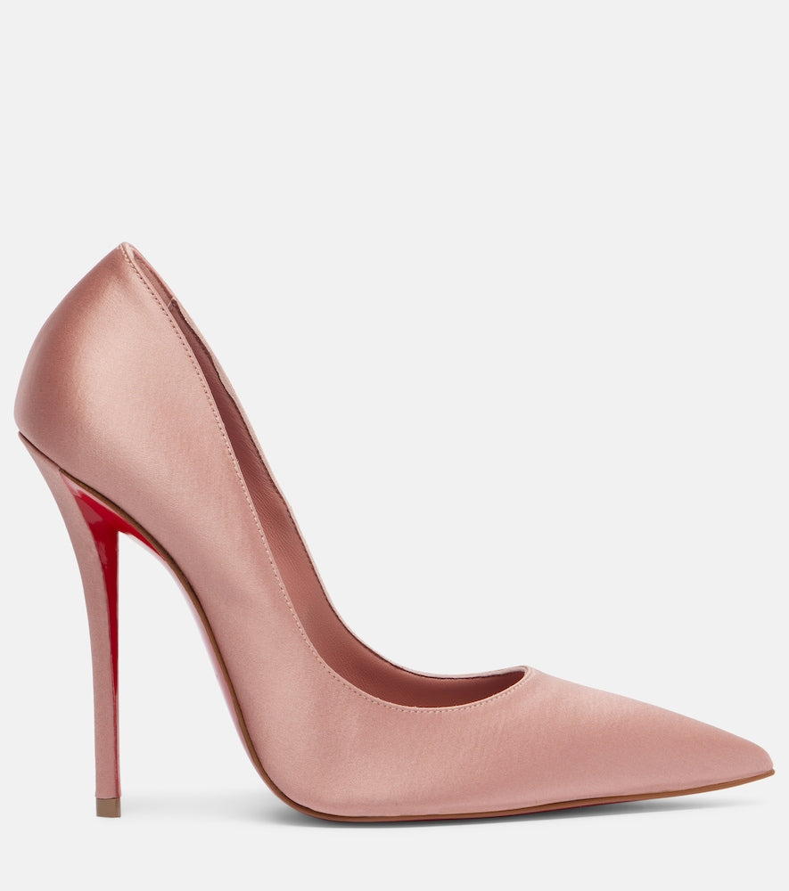 Christian Louboutin Miss Z 120 crepe satin pumps in Pink - High-Heel Pumps