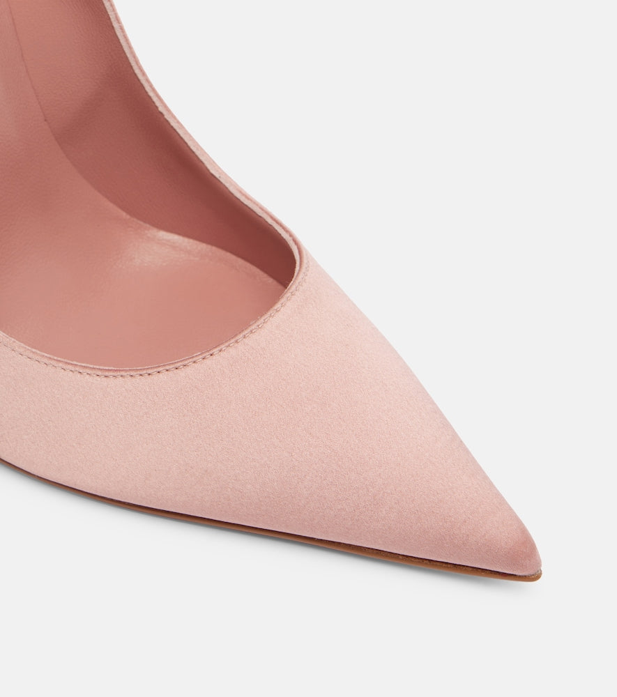 Christian Louboutin Miss Z 120 crepe satin pumps in Pink - High-Heel Pumps