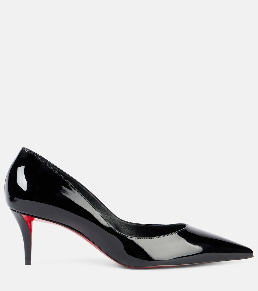 Black Christian Louboutin Miss Z 60 patent leather pumps - Mid Heel Pumps