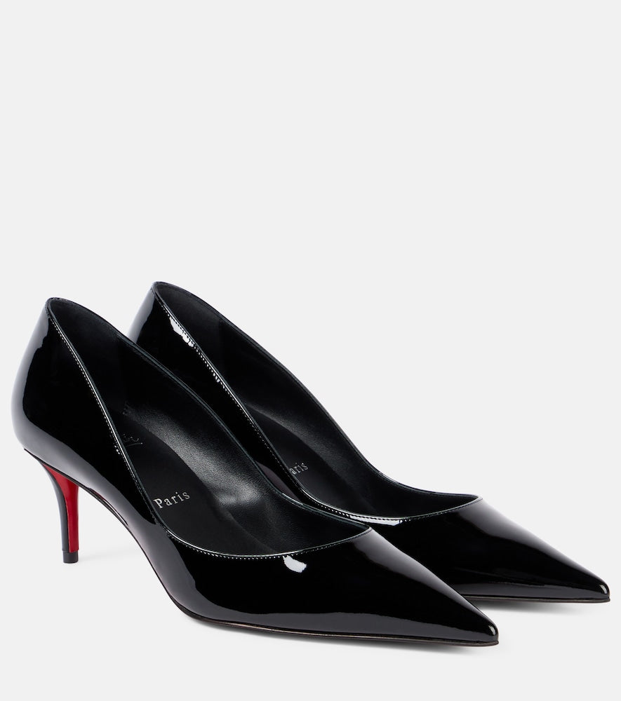 Black Christian Louboutin Miss Z 60 patent leather pumps - Mid Heel Pumps