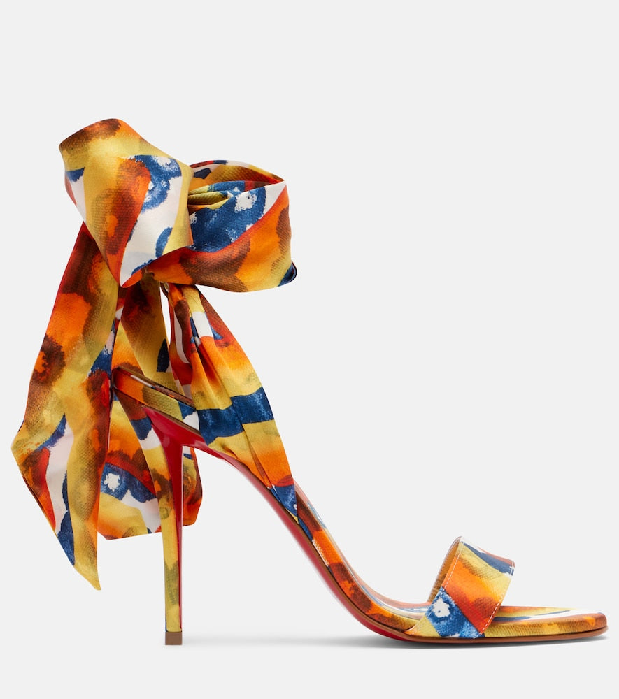 Multicoloured Christian Louboutin Miss Z Sandal Du desert 100 sandals - Heeled Sandals