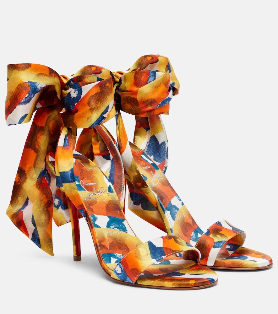 Multicoloured Christian Louboutin Miss Z Sandal Du desert 100 sandals - Heeled Sandals