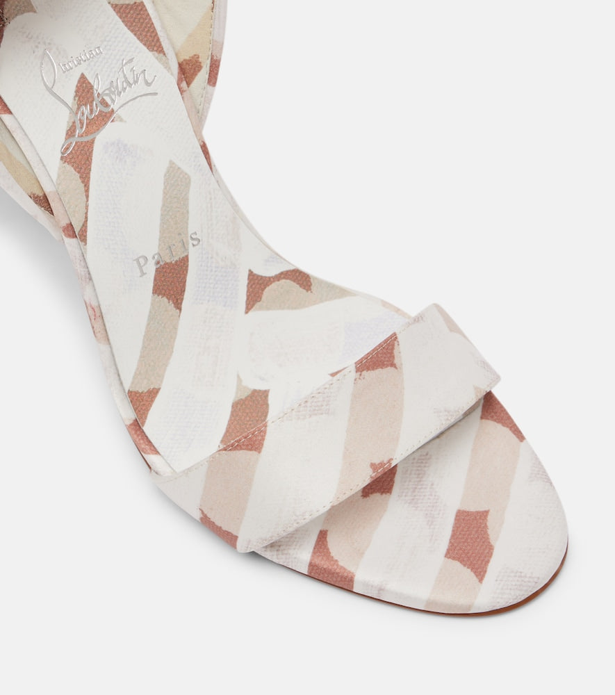 Christian Louboutin Miss Z Sandal Du desert 100 sandals in White - Heeled Sandals