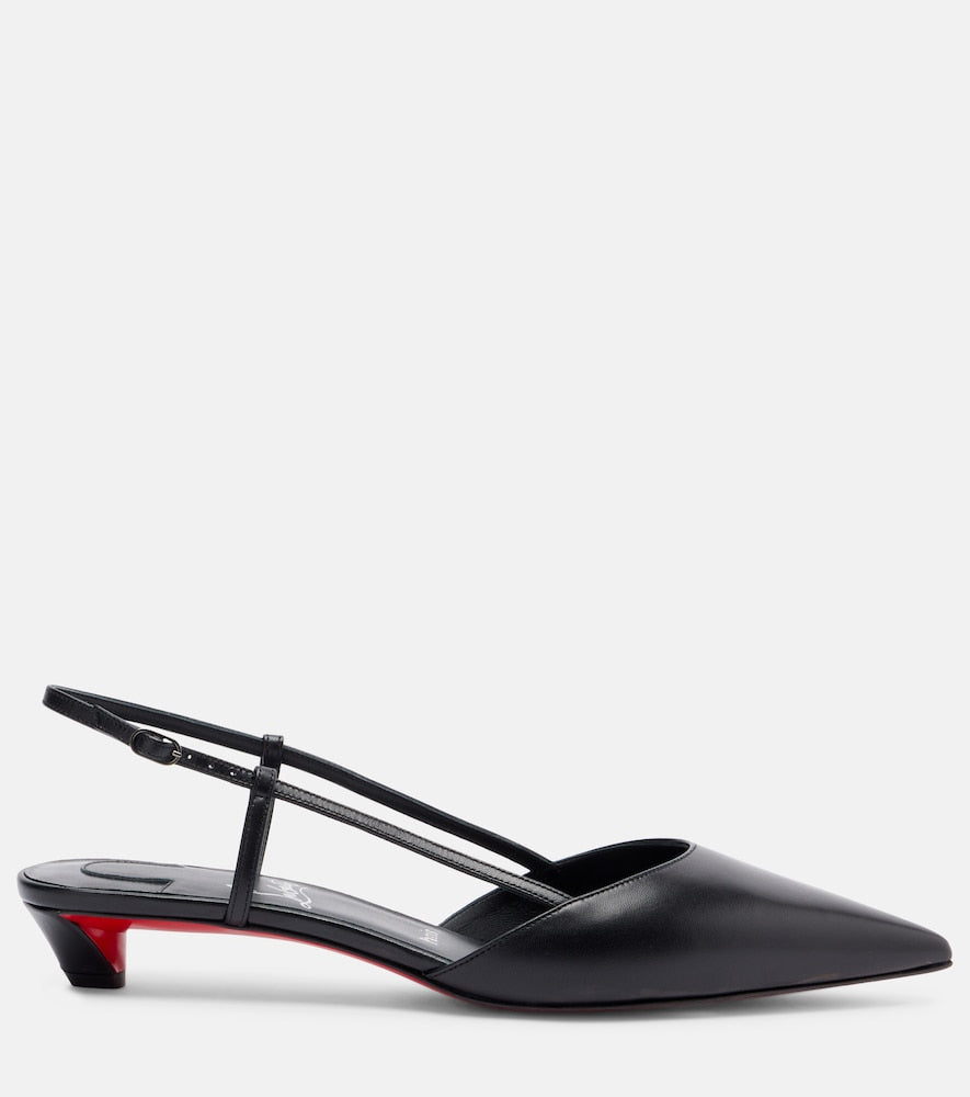 Christian Louboutin Miss Z Slingina 25 slingback pumps - Black Ballerina Flats