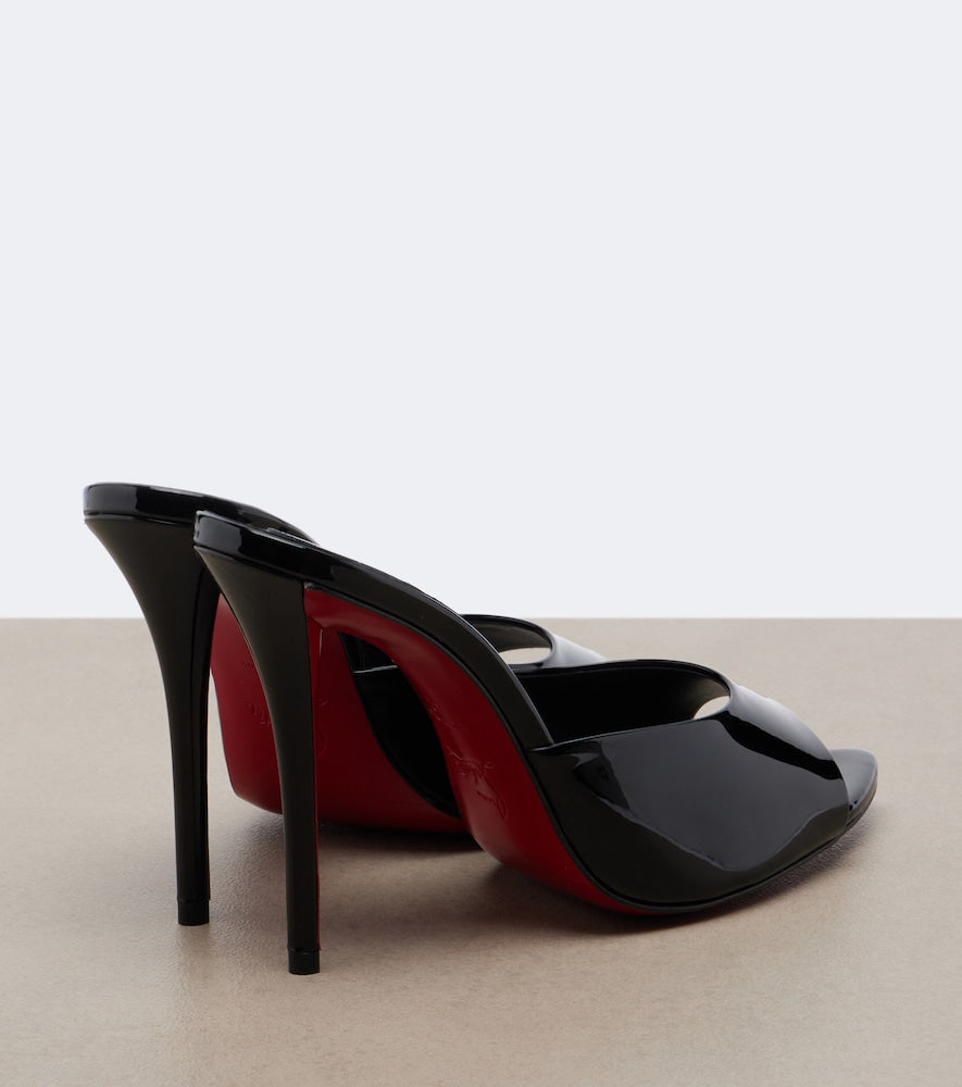 Christian Louboutin Miss Z leather mules (Black) - High-Heel Sandals