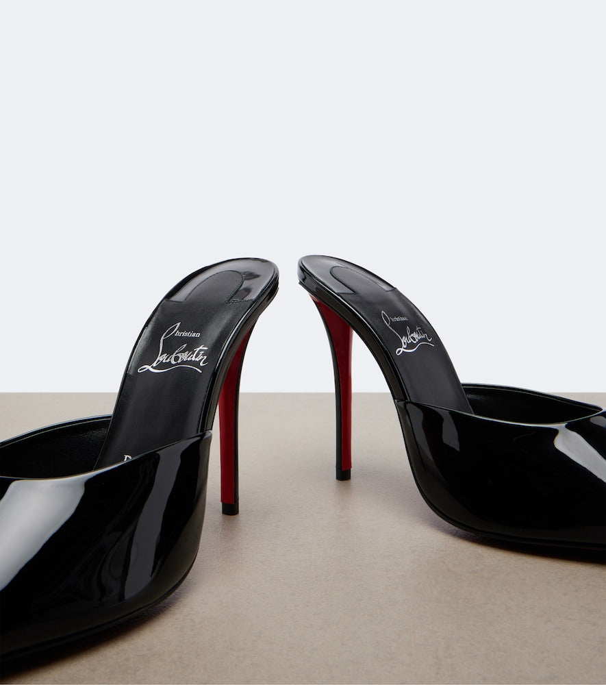 Christian Louboutin Miss Z leather mules (Black) - High-Heel Sandals