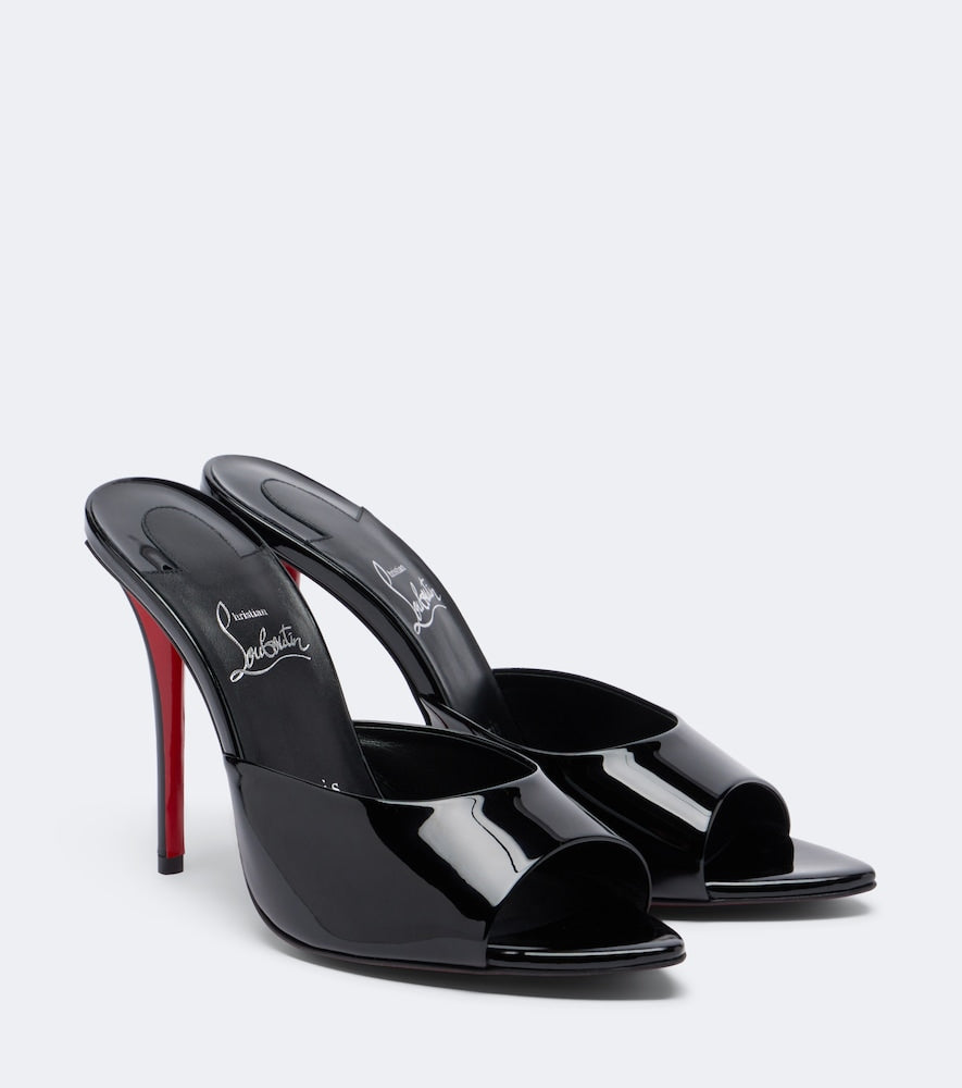 Christian Louboutin Miss Z leather mules (Black) - High-Heel Sandals