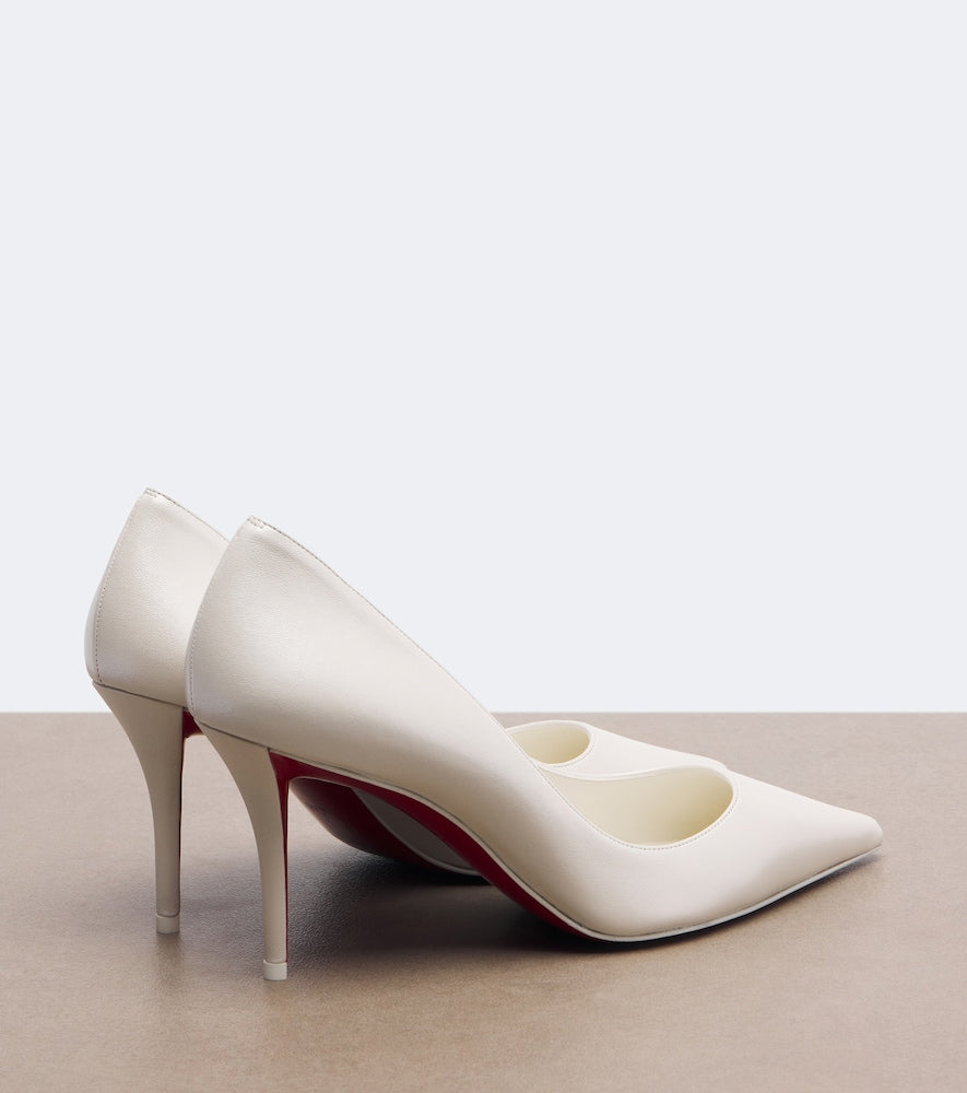 Christian Louboutin Miss Z leather pumps (White) - High-Heel Pumps
