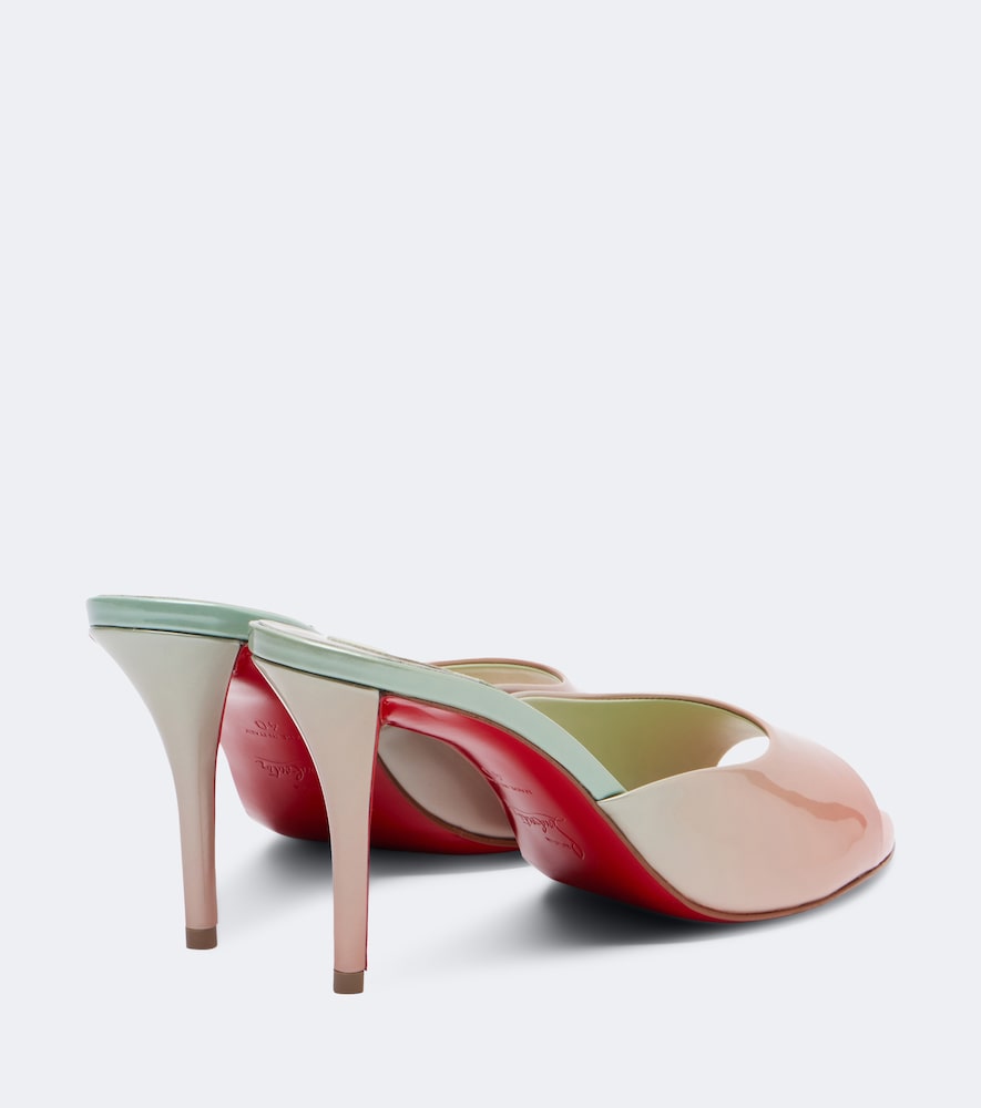 Pink Christian Louboutin Miss Z leather sandals - Heeled Sandals