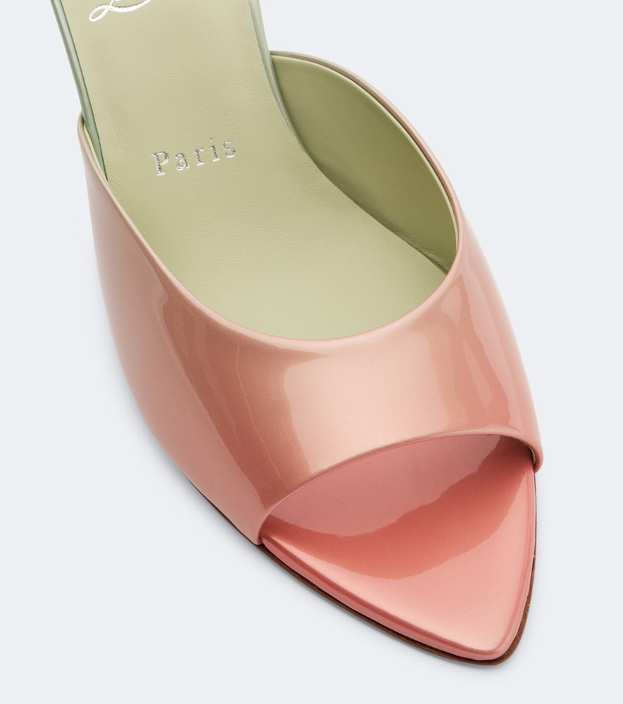 Pink Christian Louboutin Miss Z leather sandals - Heeled Sandals