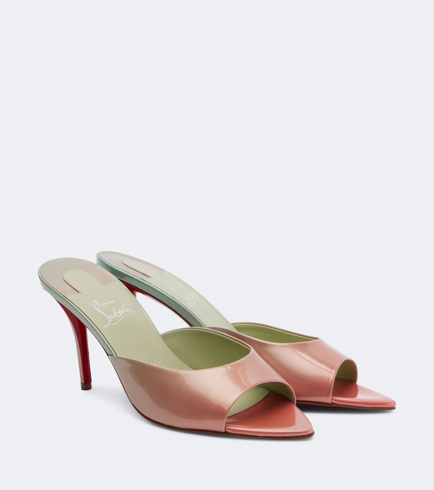 Pink Christian Louboutin Miss Z leather sandals - Heeled Sandals