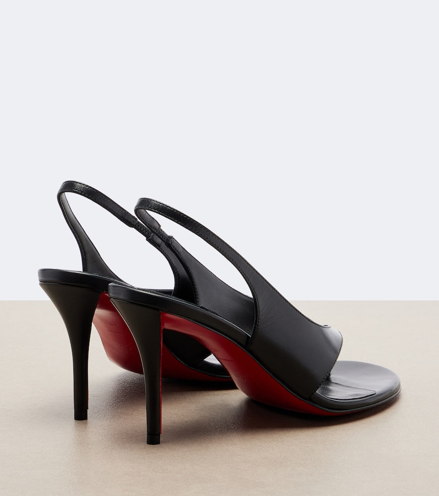 Christian Louboutin Miss Z leather thong sandals - Black Thong Sandals