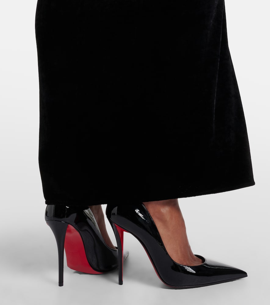 Black Christian Louboutin Miss Z patent leather pumps - High-Heel Pumps