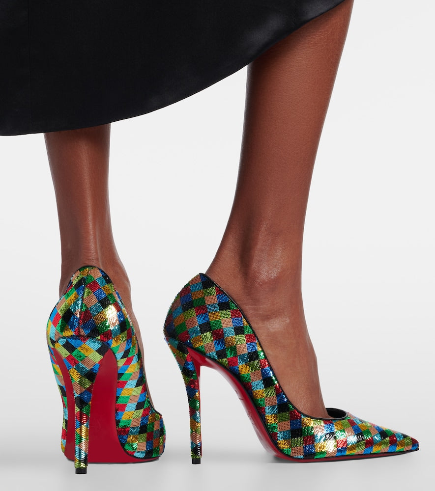 Christian Louboutin Miss Z sequined pumps in Multicoloured - High-Heel Pumps