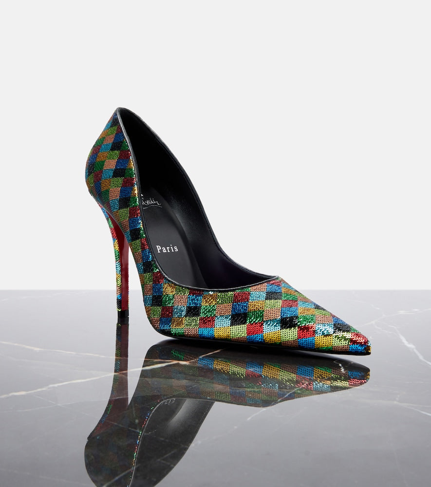 Christian Louboutin Miss Z sequined pumps in Multicoloured - High-Heel Pumps