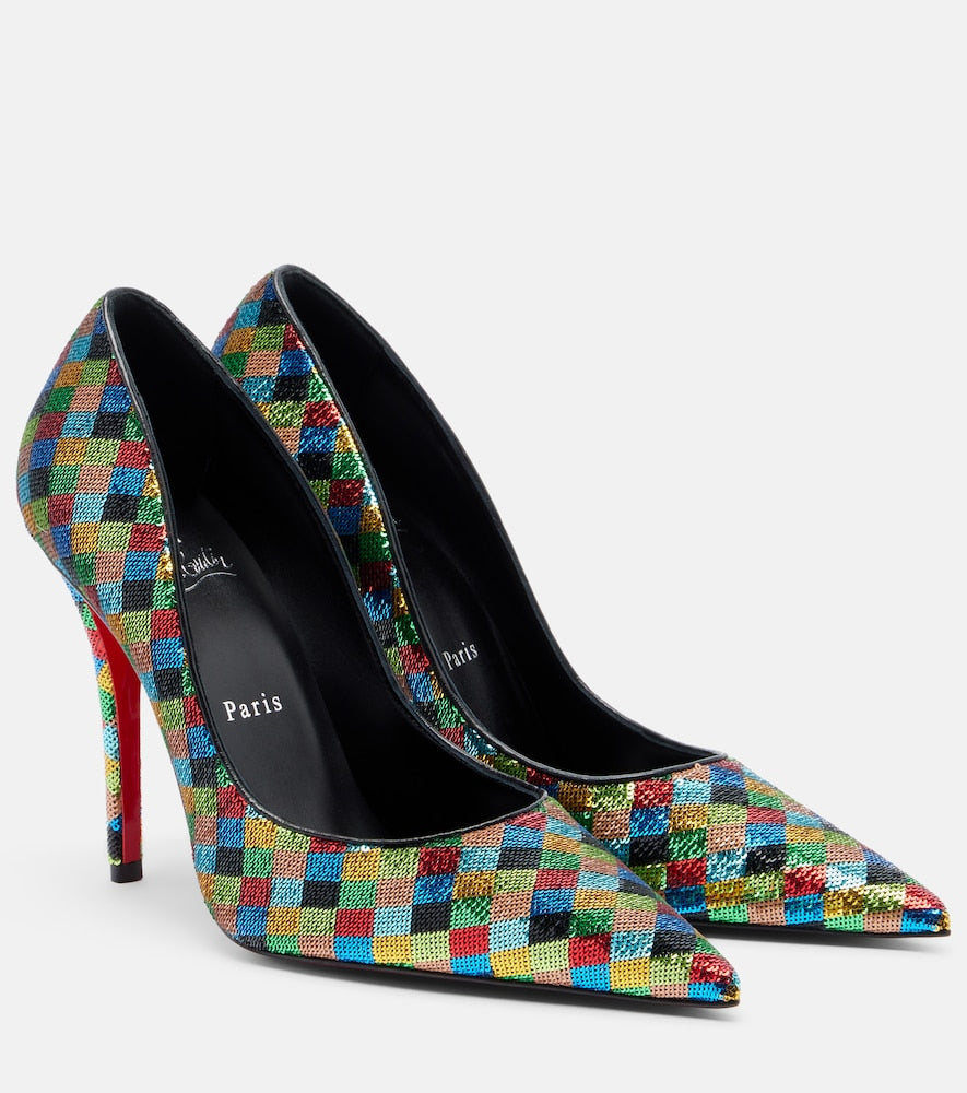 Christian Louboutin Miss Z sequined pumps in Multicoloured - High-Heel Pumps